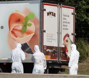 Some of the bodies in the truck found in Hungary had started to decompose, investigators said. 