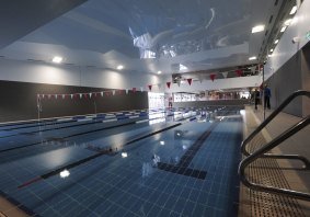 The 25-metre heated indoor pool.