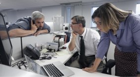 The documentary takes you inside the newsroom of The New York Times.