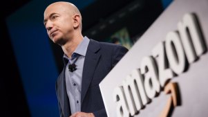 Strength to strength: Amazon founder Jeff Bezos.