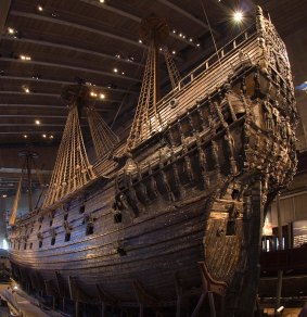 The giant Vasa is the only surviving ship of its era. 