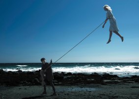 Asa Butterfield (left) and Ella Purnell have special powers in   <i>Miss Peregrine's Home for Peculiar Children</i>. 