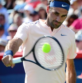 Roger Federer pulled out of the Cincinnati Open with a back injury.