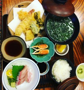 Lunch at Shikoku Island