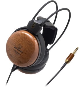 The Audio Technica Maestoso headphones are made of teak.