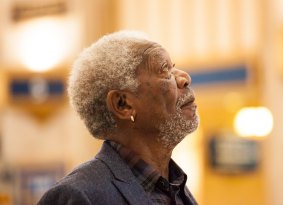 Morgan Freeman seeks out the origins of the world's religions in <i>Story of God</i>.
