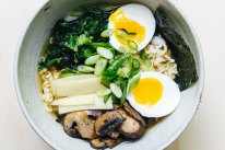 This vegetarian shoyu ramen is easily adaptable.