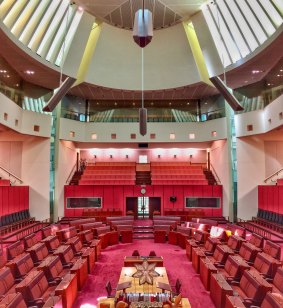 Crabb was given unprecedented access to Parliament House including being allowed to film on the floor of the Senate.