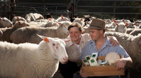 Burke and Bronwyn Brandon make cheese on their beautiful farm 15 minutes' drive south of Loch.