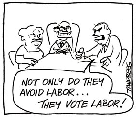 Ron Tandberg on work for the dole back in 2000.