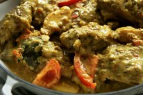 Bill Granger's Nonya-style chicken curry.