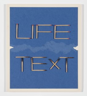 Alex Selenitsch's Life/text at Heide represents the artist's amusing constructions since 1969.