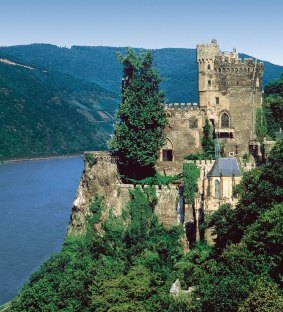 Stunning: Rheinstein Castle on the banks of the Rhine.