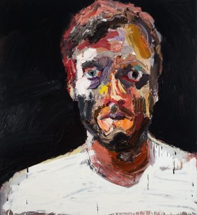 Ben Quilty's Self-portrait after Afghanistan, 2012.
