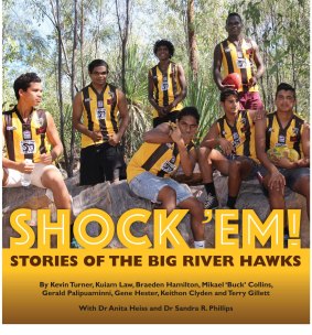 <i>Shock 'Em!</I>, published by the Indigenous Literacy Foundation, has been put together after workshops with young football players.