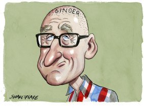 Aaron Ginder: "Whenever people got their head shaved, they went and got a ginder." Illustration: John Shakespeare