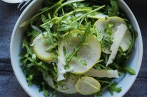 A simple side salad for pasta.