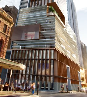 An artist's impression of a building at the Kurilpa precinct.