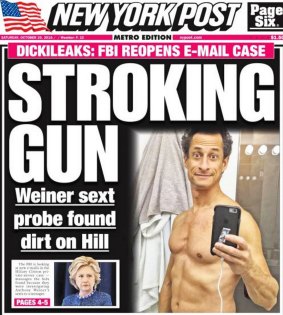 Weiner's latest sexting scandal erupted during the 2016 presidential election campaign.