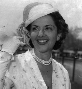 Lady Fairfax in October 1957.