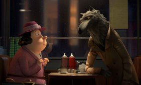 Scene from the animated film <i>Revolting Rhymes</I>, at the Little Big Shots Film Festival.