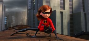 Helen/Elastigirl is voiced by Holly Hunter in <I>Incredibles 2</I>.