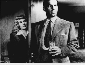 Double Indemnity. Barbara Stanwyck and Fred MacMurray in the fatalistic 1944 crime drama.