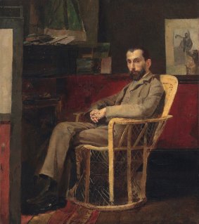 Tom Roberts' portrait <i>Louis Abrahams</i> 1886 purchased by the National Gallery of Australia.