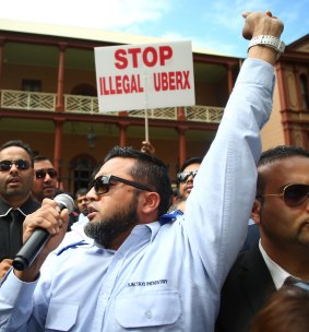 Earlier in September, taxi drivers gathered at NSW State Parliament to protest against Uber. There have been demonstrations around the globe.