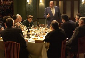 Tony Soprano holds court at Vesuvio. Would you be game to dine there if it existed?