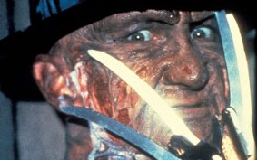 Robert Englund in <iA>A Nightmare on Elm Street</i> (1984), directed by Wes Craven.