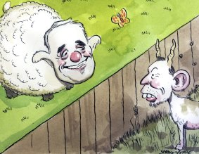Separating the sheep from the goats. Illustration: John Shakespeare