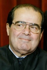 US Supreme Court Justice Antonin Scalia in 1986.