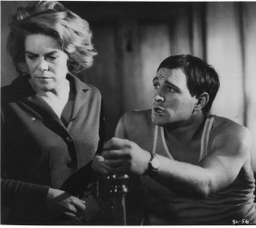 Richard Harris and Rachel Roberts in <i>This Sporting Life</i>.