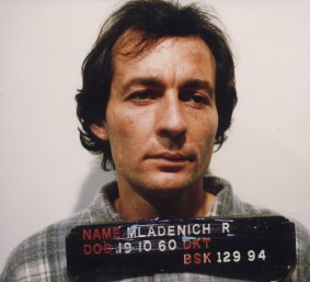 Police mugshot of murder victim Richard Mladenich, killed on May 16, 2000 in St Kilda's Esquire Hotel.