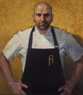 Betina Fauvel-Ogden has won the 2016 Packing Room Prize for her portrait of celebrity chef George Calombaris. 