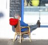 We can all learn a lesson from this restaurant owner taking an afternoon nap