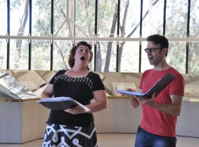 Louise Page and Tobias Cole will perform at Carols in the Court.