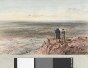 Country NW of Tableland, by S.T. Gill, c.1846, watercolour, National Library of Australia.