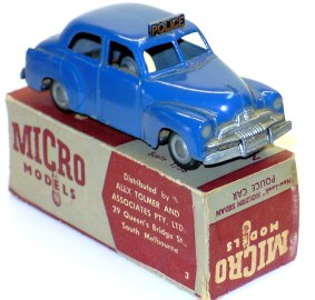 Pulled from sale. 8. Holden FE Station Wagon Micro Model in original box, sold for $600 at Trains, Planes and Automobiles auction, February 3.