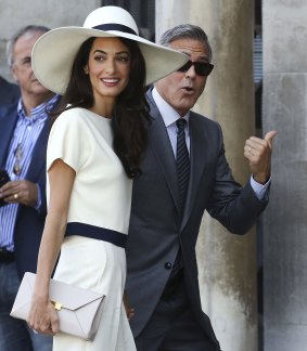 Fascinating couple: George Clooney and Amal Alamuddin. 
