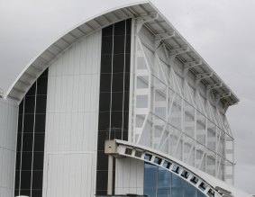 The Australian National Maritime Museum in Darling Harbour, designed by Philip Cox.