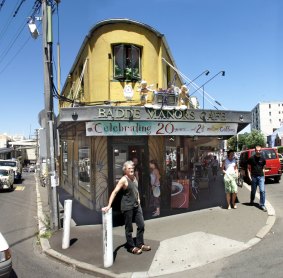 Local haunt: Badde Manors Cafe, in Glebe.