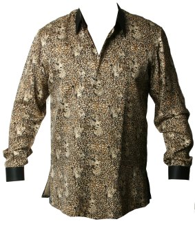 A shirt that was custom-made for Nelson Mandela, known as a "Madiba shirt".