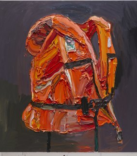 Ben Quilty, High Tide Mark, 2016, oil on linen, 170 x 160cm. 