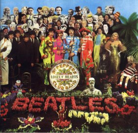 The album cover of <i>Sgt Pepper's Lonely Heart Club Band</i>