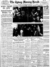 By mid-1947 Indonesia's struggle for independence and its support in Australia were front page news on the July 26 edition of The Sydney Morning Herald. 