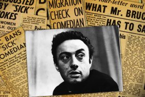Provocation: Lenny Bruce made a habit of shocking audiences.