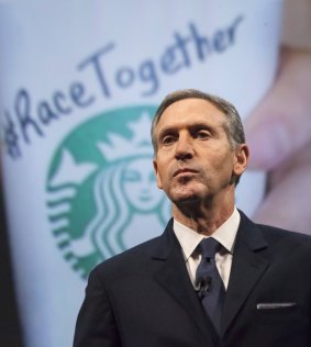 Starbucks Chief Executive Howard Schultz.