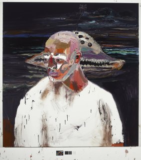 Artist Ben Quilty's painting of his friend, student, and "Bali nine'' inmate, Myuran Sukumaran.